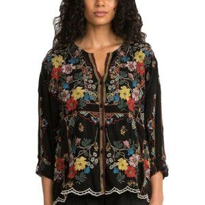 Johnny Was Cabo Button Down Blouse NWT XL